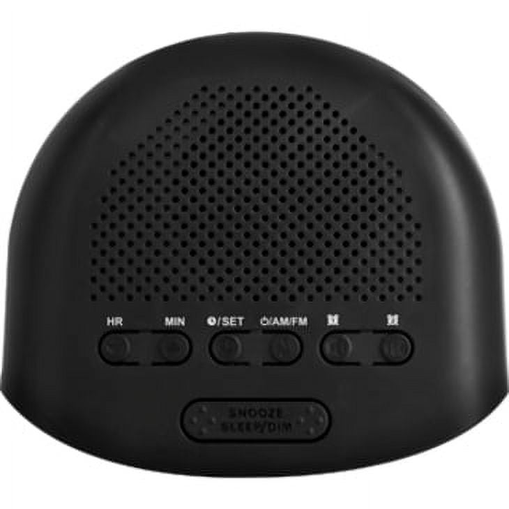 Electrohome Digital AM/FM Clock Radio with LED Display (Black, 3 in Screen) z7x4y