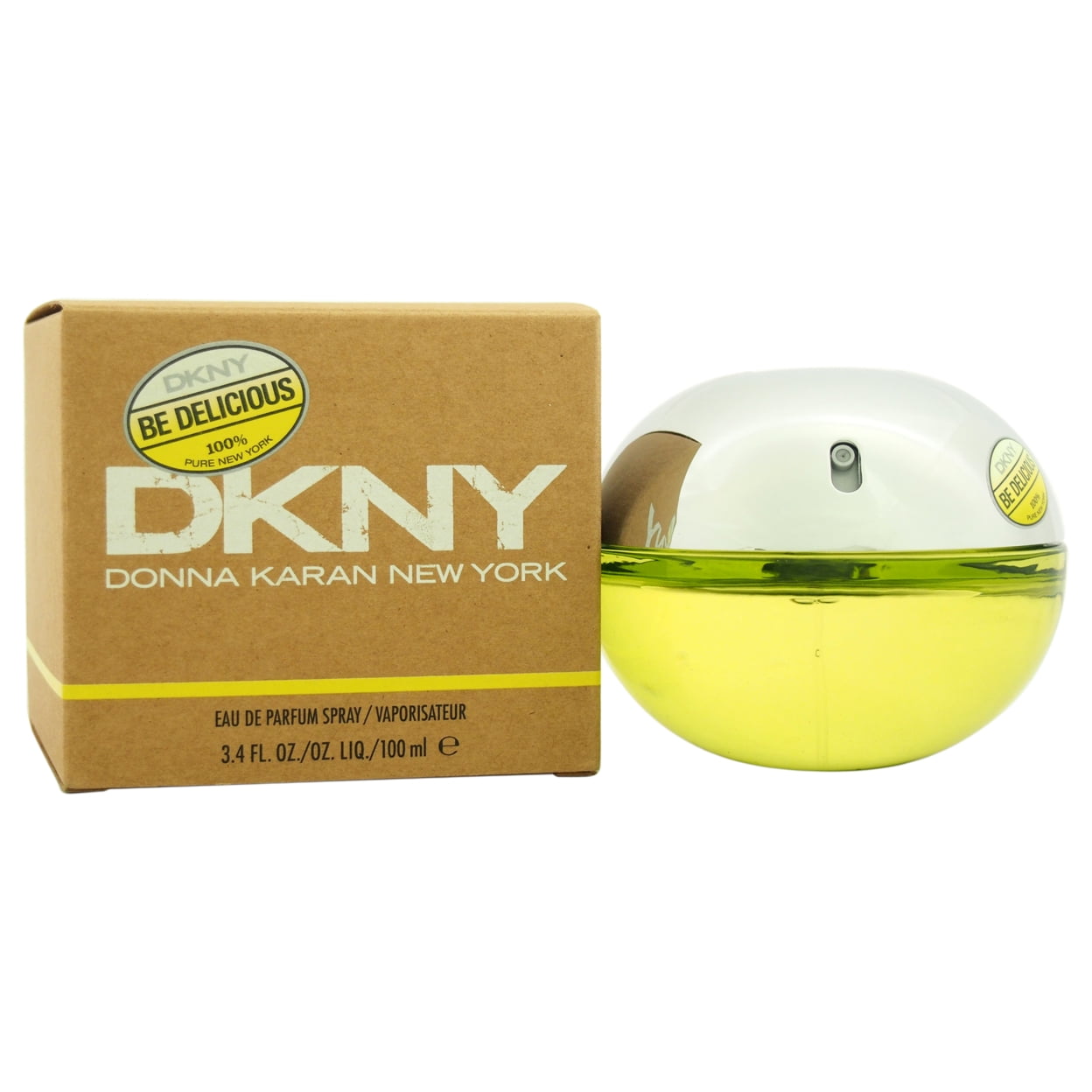 DKNY Be Delicious Eau De Parfum, Long-lasting Floral Fruity Fragrance for Women (3.4 oz) 9et64