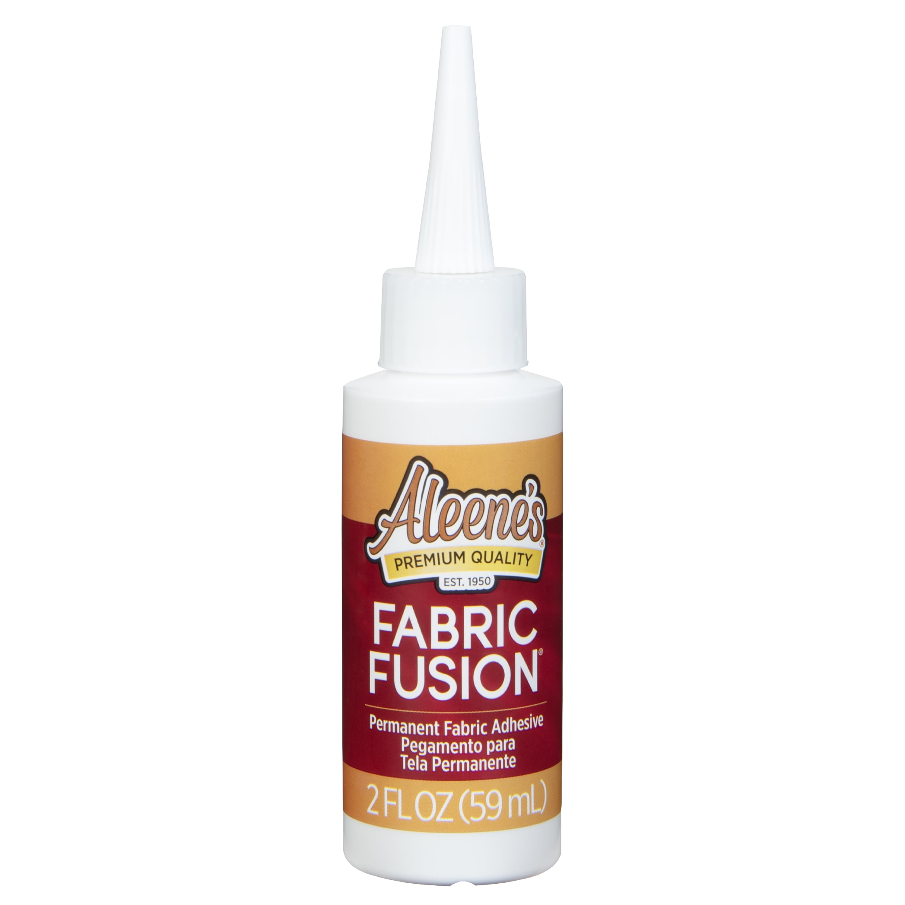 Aleene's Fabric Fusion Permanent Adhesive, Premium Clear Fabric Glue for Crafting and Repairs (Clear, 2 fl oz) 787v6
