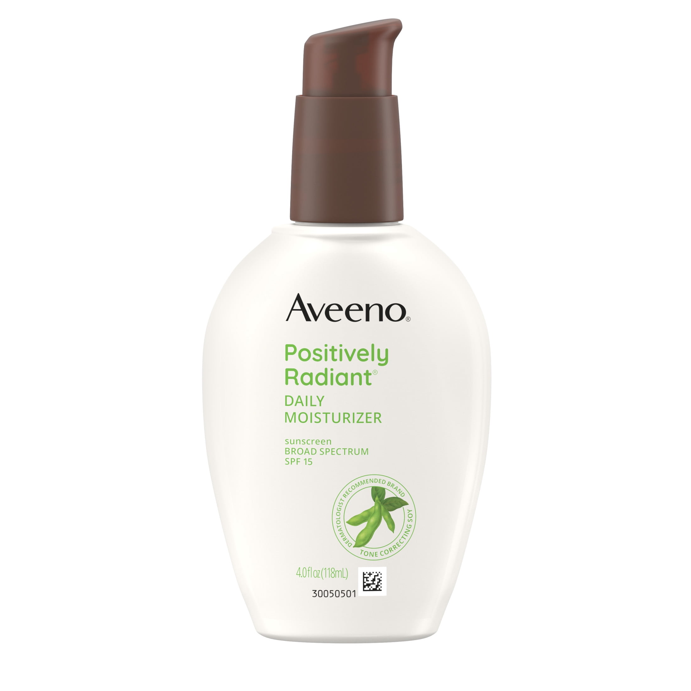 Aveeno Positively Radiant Daily Face Moisturizer with Broad Spectrum SPF 15 (4 fl oz) qdxr4