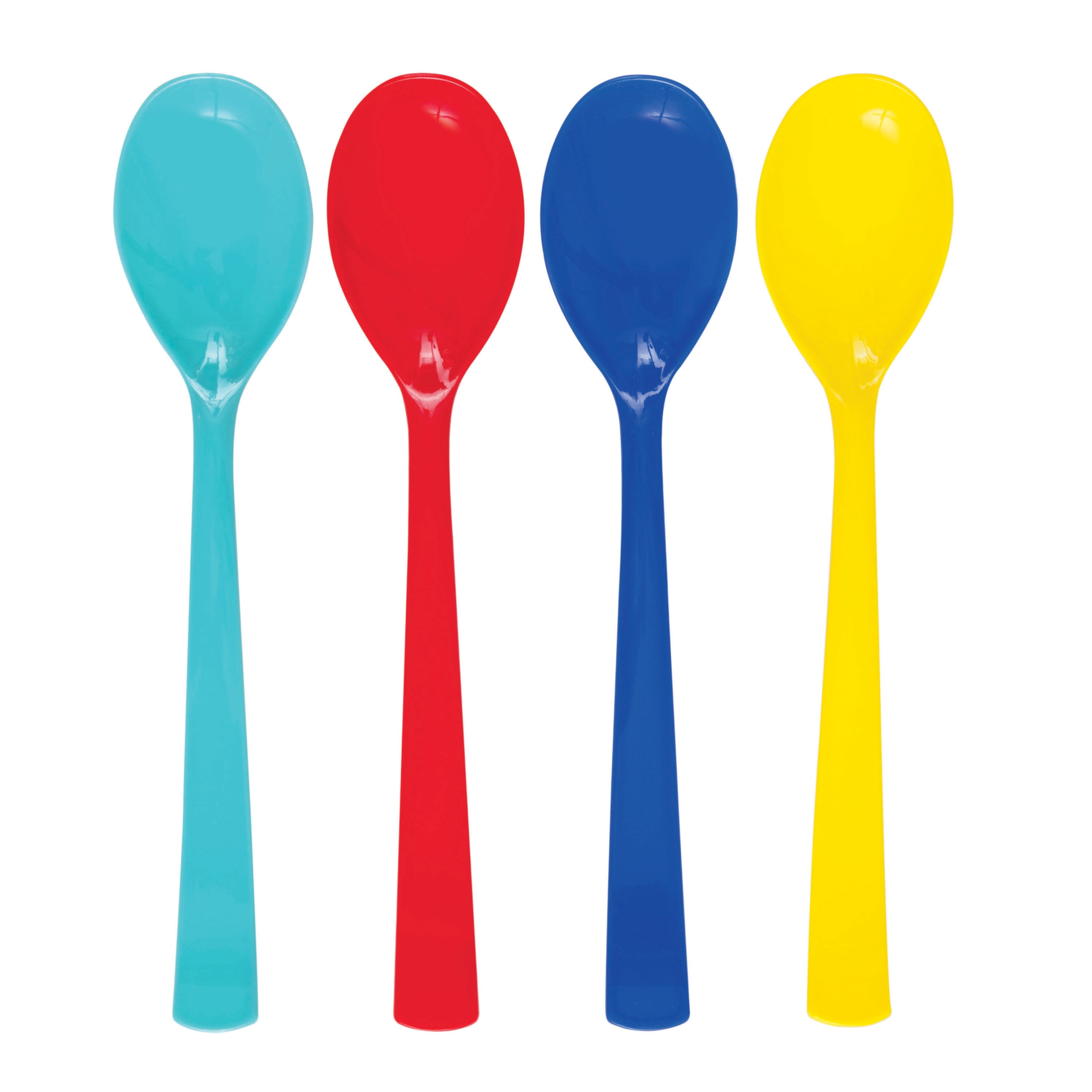 Way To Celebrate Disposable Cutlery Set, Party Supplies for Birthday and Events (Assorted Colors, 24 Pieces) pzjzr