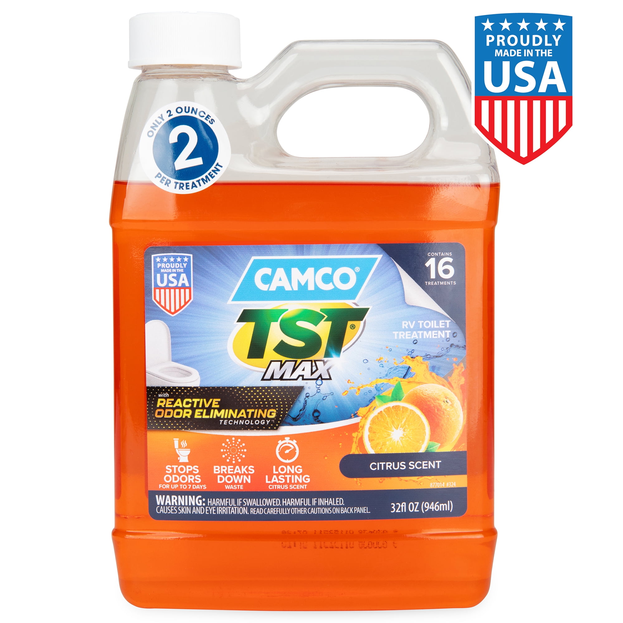 Camco RV Toilet Maintenance Kit with Scott Rapid-Dissolving Toilet Paper and TST MAX Holding Tank Treatment (Orange, 32 oz) gj3fj